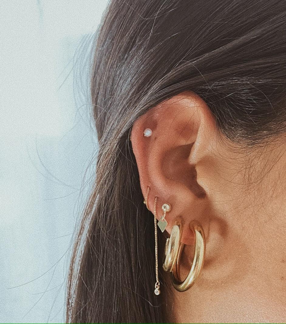 Blair Medium Hoops - Image 4