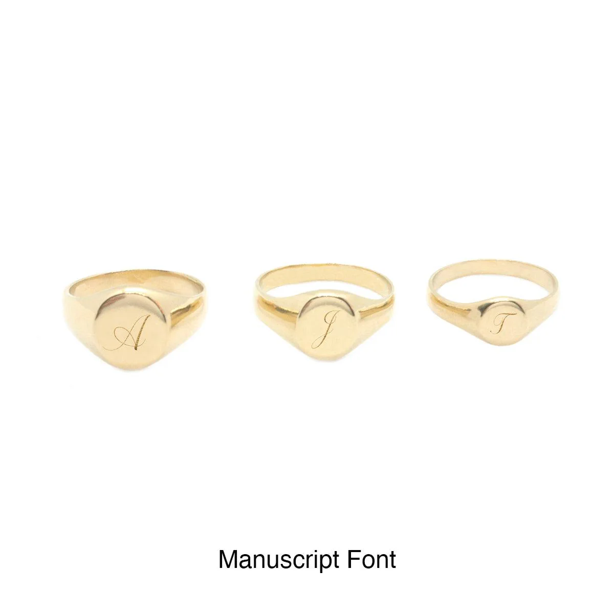 Mel Mini Signet Ring - Image 7
