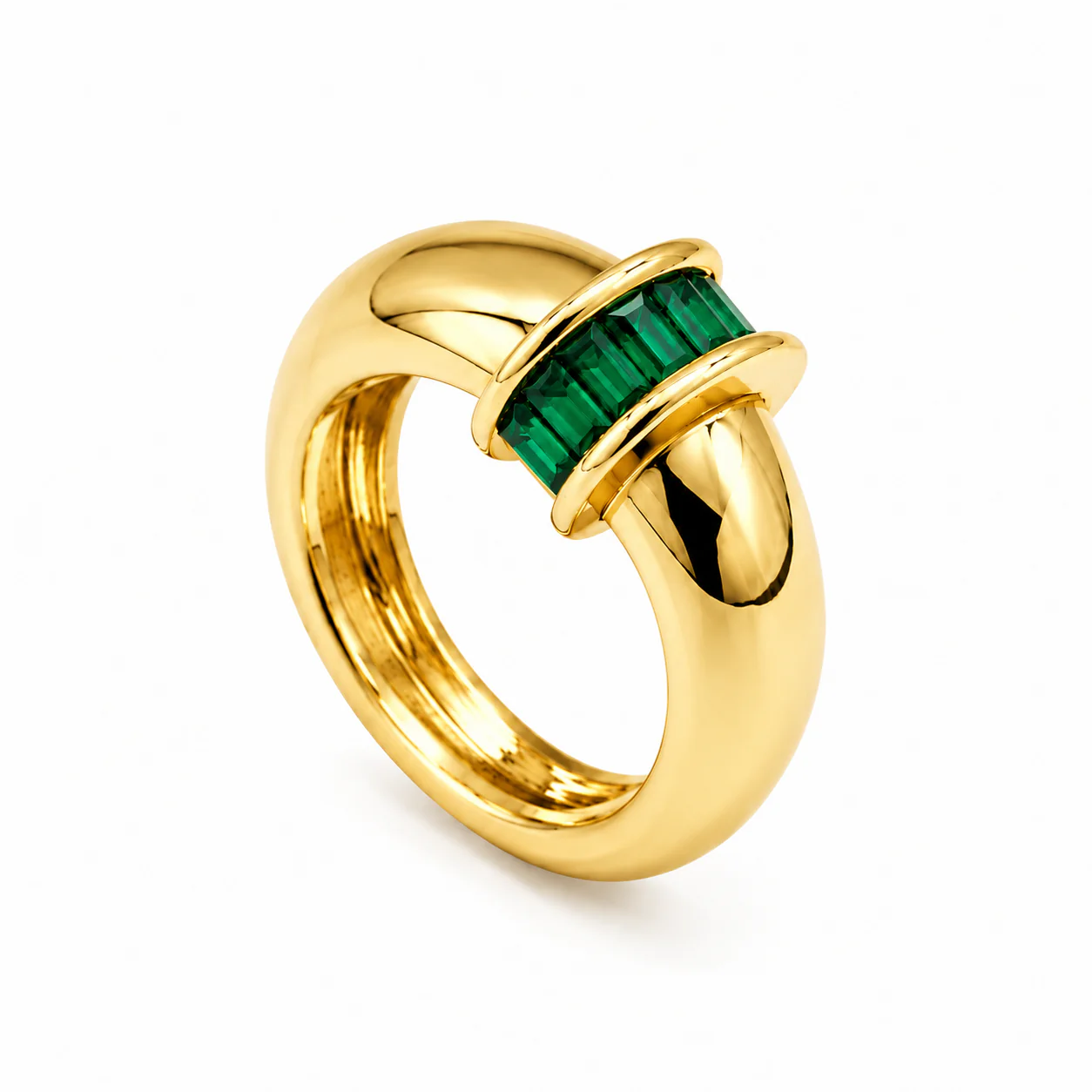 Courtney Dome Baguette Ring - Image 11
