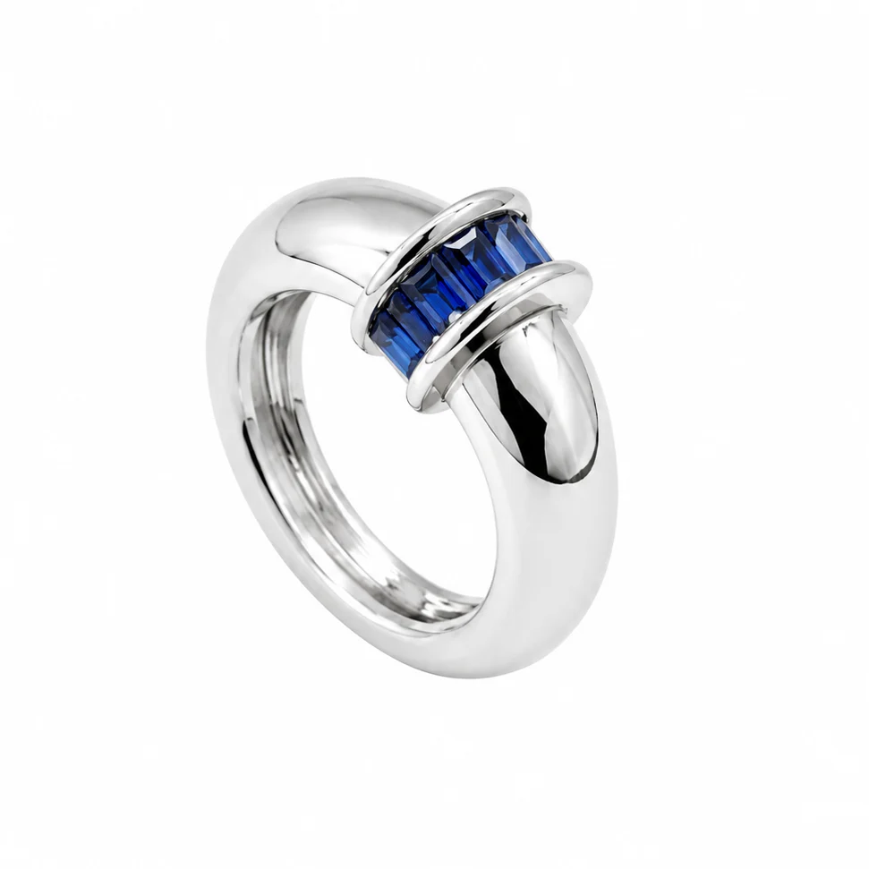 Courtney Dome Baguette Ring - Image 14