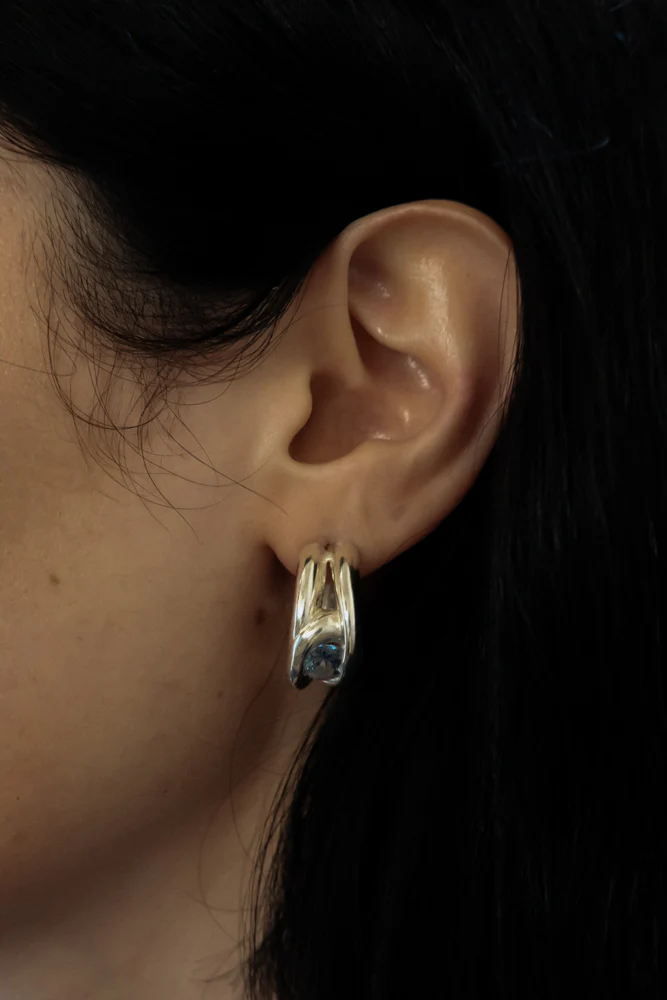 Link Stone Hoops - Image 6