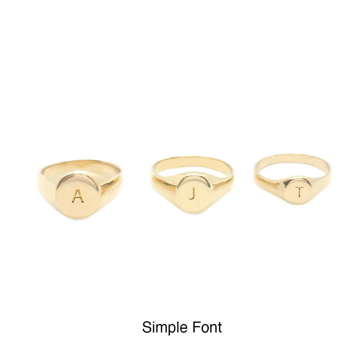 Zoe Baby Signet Ring - Image 7